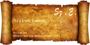 Szilva Emese névjegykártya